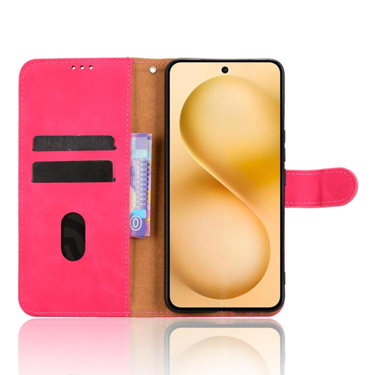 For vivo V60 5G Skin Feel Magnetic Flip Leather Phone Case