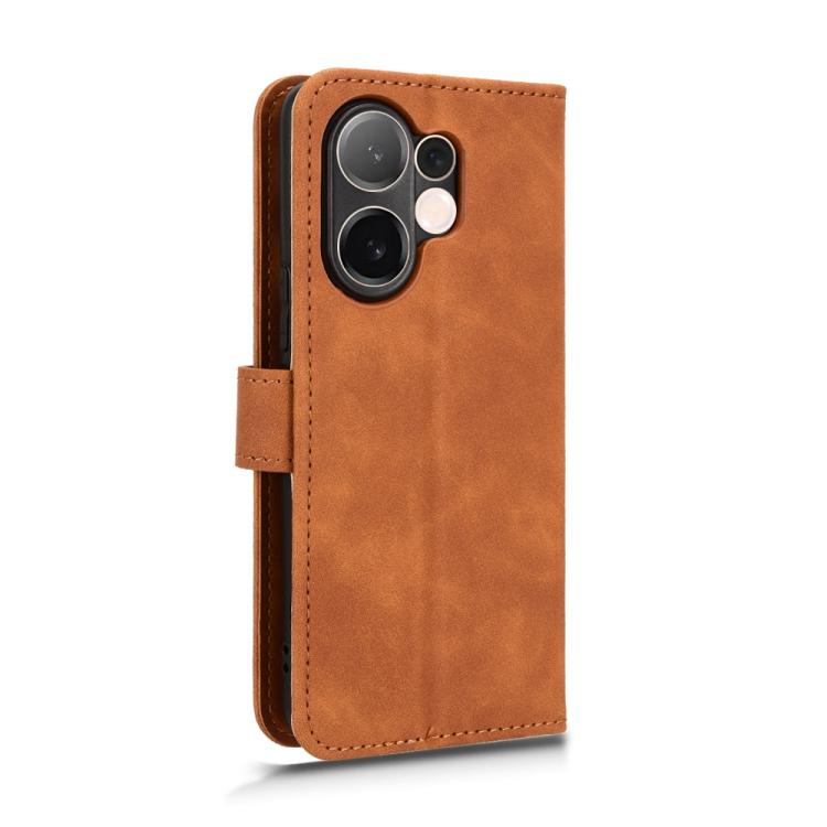 For vivo V60 5G Skin Feel Magnetic Flip Leather Phone Case