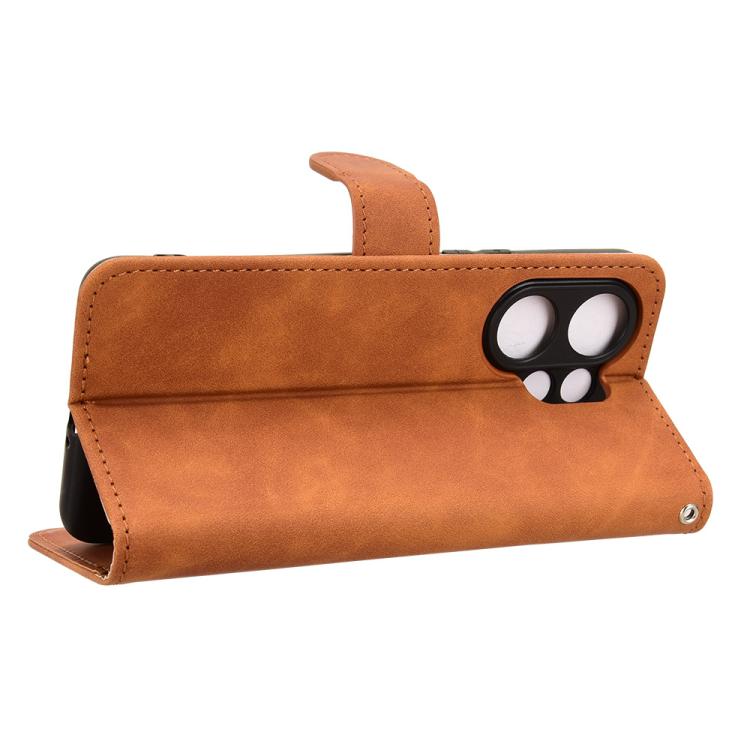 For vivo V60 5G Skin Feel Magnetic Flip Leather Phone Case