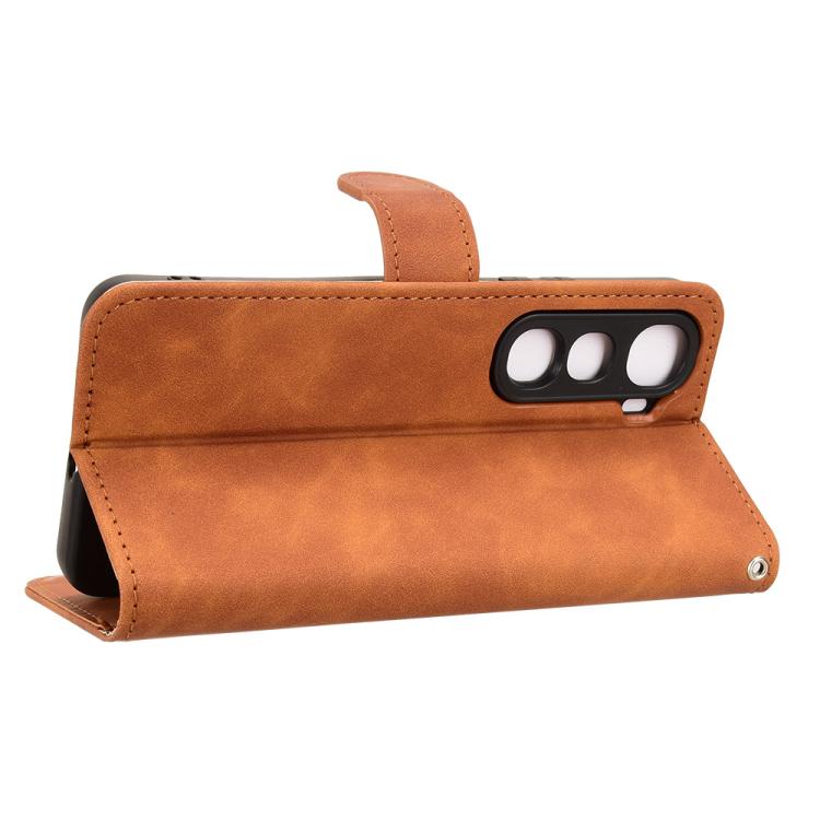 For vivo Y400 5G Global Skin Feel Magnetic Flip Leather Phone Case