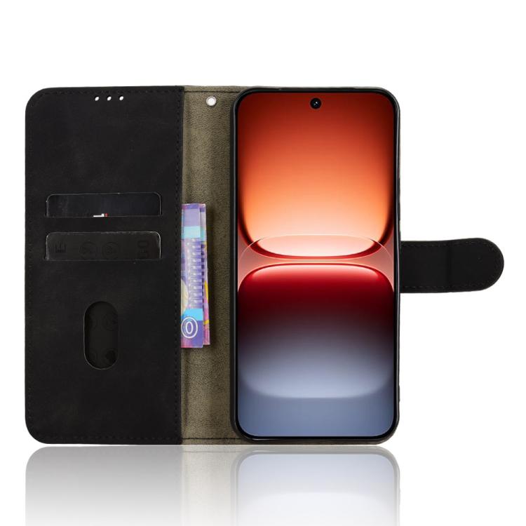 For vivo iQOO 15 Skin Feel Magnetic Flip Leather Phone Case