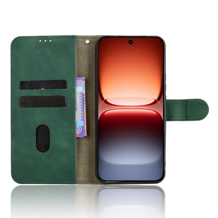For vivo iQOO 15 Skin Feel Magnetic Flip Leather Phone Case