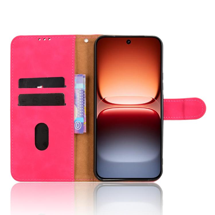 For vivo iQOO 15 Skin Feel Magnetic Flip Leather Phone Case
