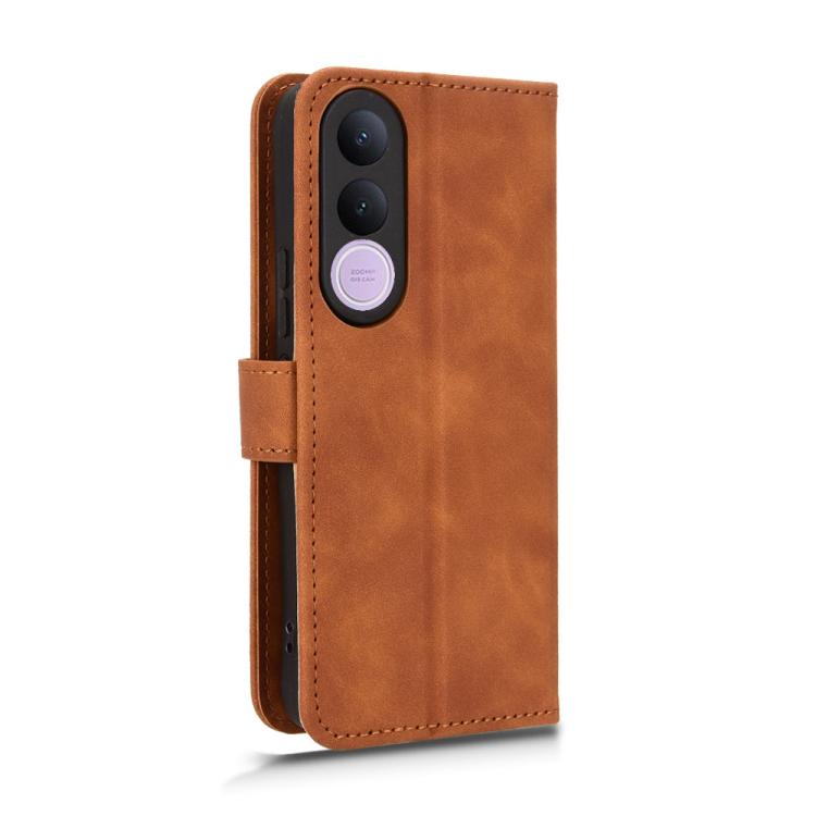 For vivo V70 FE 5G Skin Feel Magnetic Flip Leather Phone Case