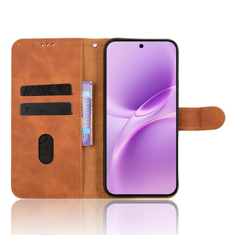 For vivo V70 FE 5G Skin Feel Magnetic Flip Leather Phone Case