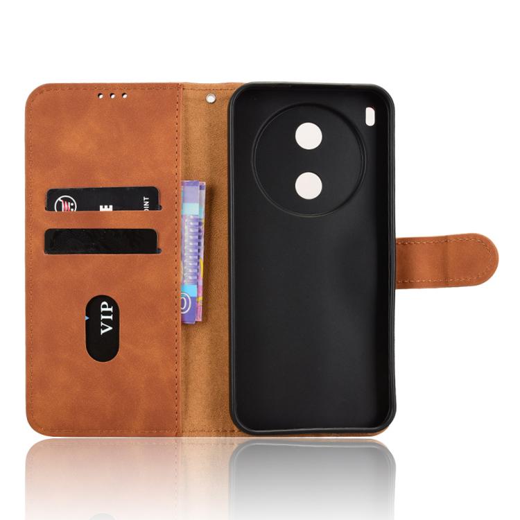For vivo Y600 Pro 5G Skin Feel Magnetic Flip Leather Phone Case