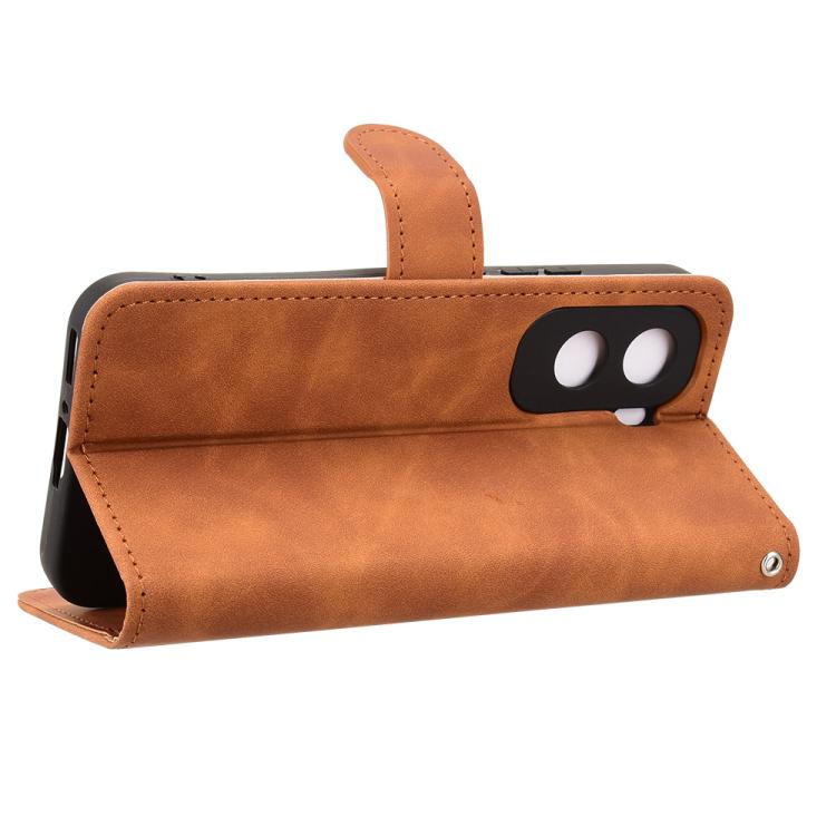 For vivo T5 Pro 5G Skin Feel Magnetic Flip Leather Phone Case
