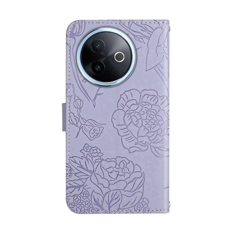 For vivo Y39 5G Global HT03 Skin Feel Butterfly Embossed Flip Leather Phone Case