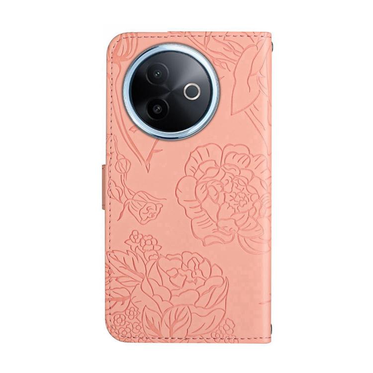 For vivo Y39 5G Global HT03 Skin Feel Butterfly Embossed Flip Leather Phone Case