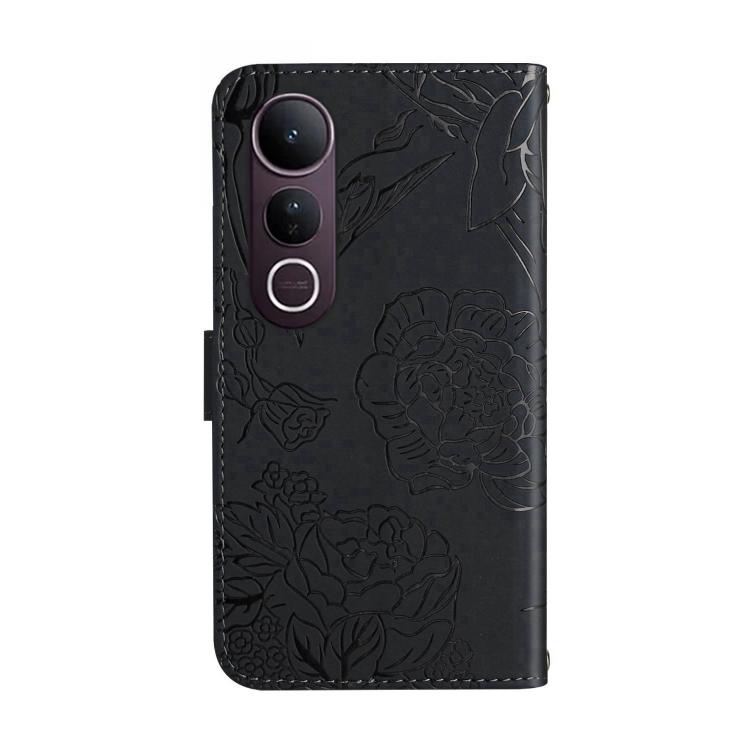 For vivo V50 Lite 5G HT03 Skin Feel Butterfly Embossed Flip Leather Phone Case
