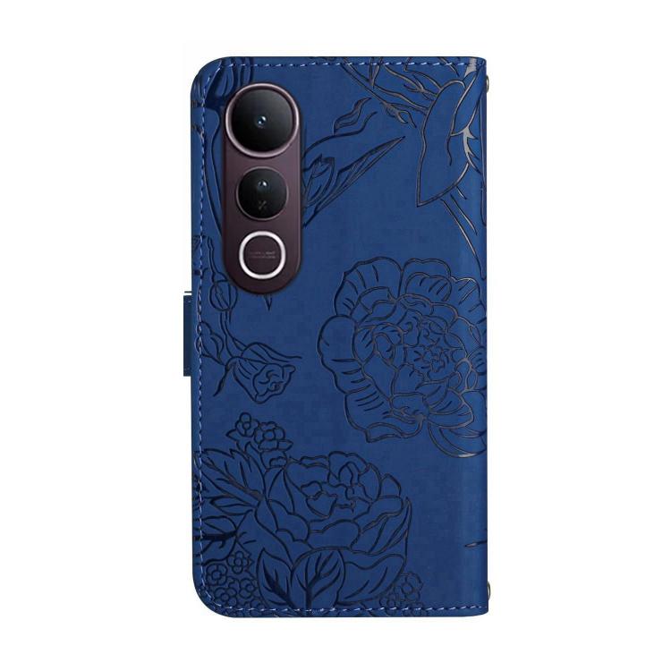 For vivo V50 Lite 5G HT03 Skin Feel Butterfly Embossed Flip Leather Phone Case