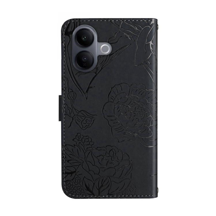 For vivo V60 Lite 5G HT03 Skin Feel Butterfly Embossed Flip Leather Phone Case
