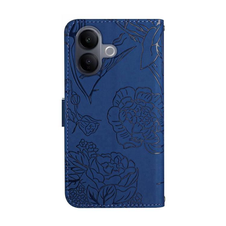 For vivo V60 Lite 5G HT03 Skin Feel Butterfly Embossed Flip Leather Phone Case
