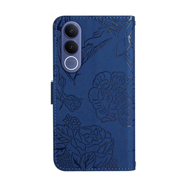 For vivo V70 FE 5G HT03 Skin Feel Butterfly Embossed Flip Leather Phone Case