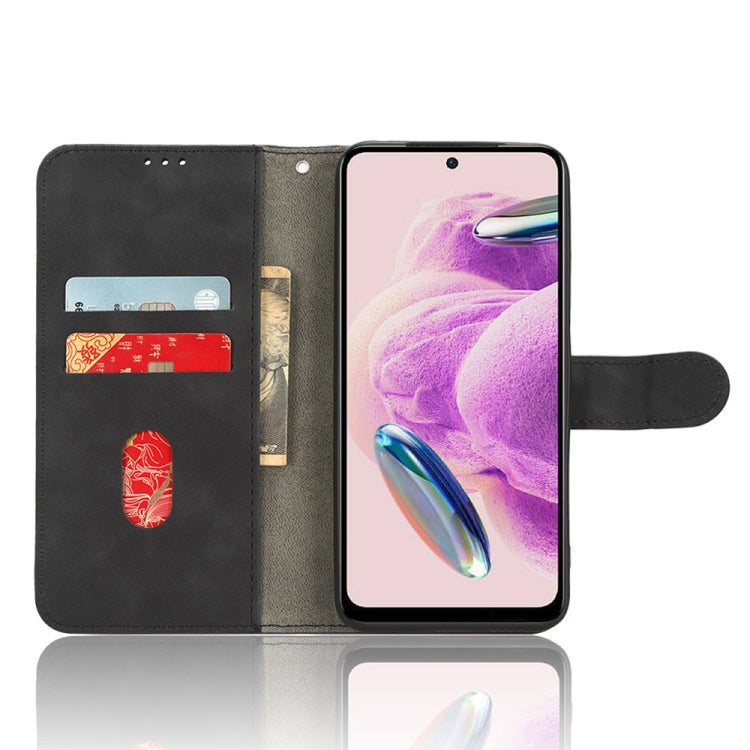 For Xiaomi Redmi Note 12S 4G Skin Feel Magnetic Flip Leather Phone Case