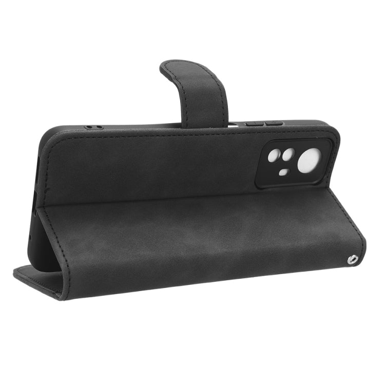 For Xiaomi Redmi Note 12S 4G Skin Feel Magnetic Flip Leather Phone Case