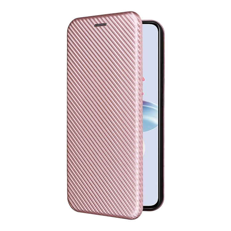 For OPPO Reno11 F 5G Carbon Fiber Texture Flip Leather Phone Case