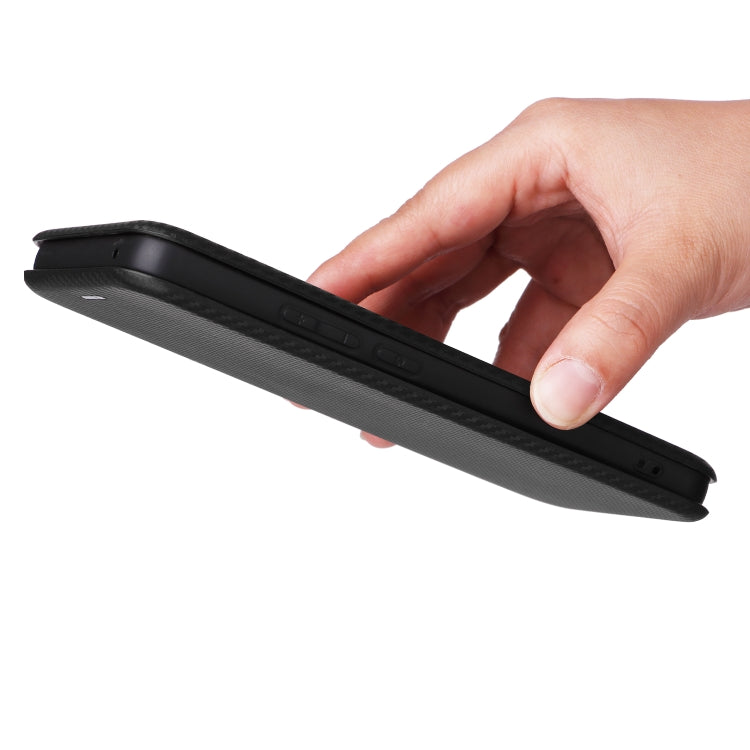 For OPPO Reno11 F 5G Carbon Fiber Texture Flip Leather Phone Case