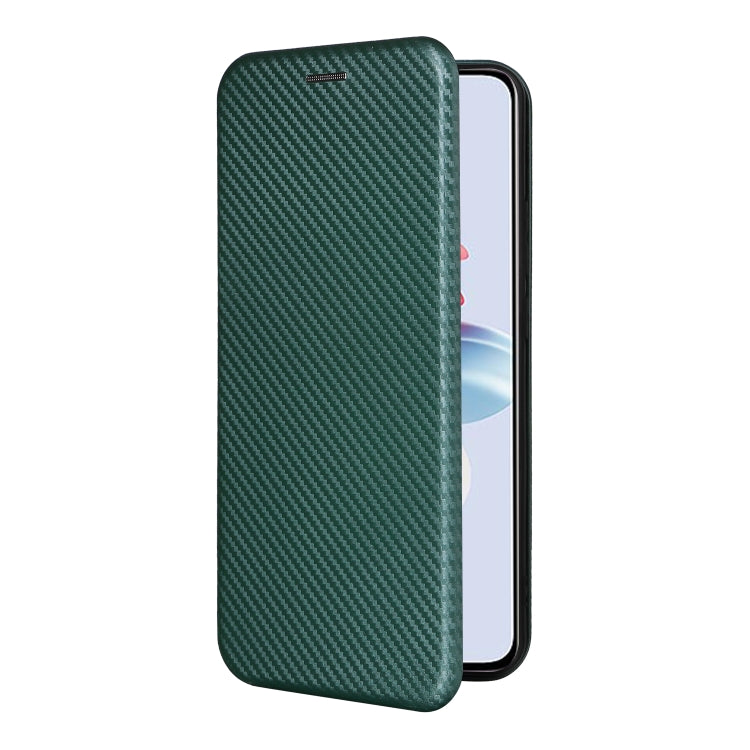 For OPPO Reno11 F 5G Carbon Fiber Texture Flip Leather Phone Case