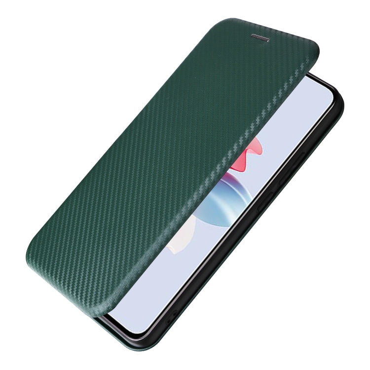 For OPPO Reno11 F 5G Carbon Fiber Texture Flip Leather Phone Case