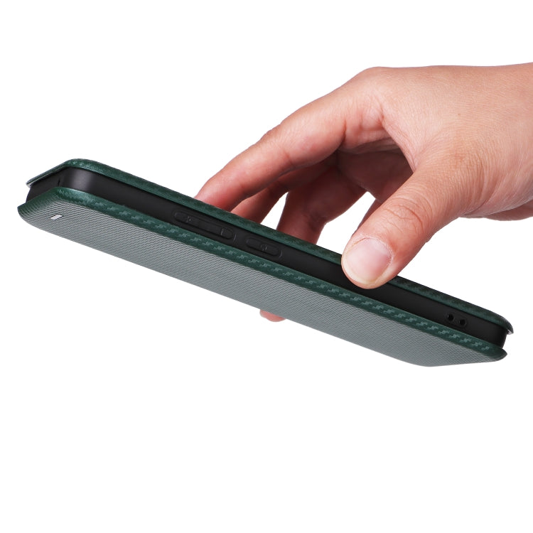 For OPPO Reno11 F 5G Carbon Fiber Texture Flip Leather Phone Case