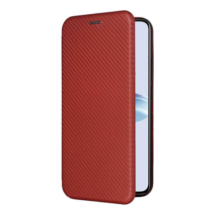 For OPPO Reno11 F 5G Carbon Fiber Texture Flip Leather Phone Case