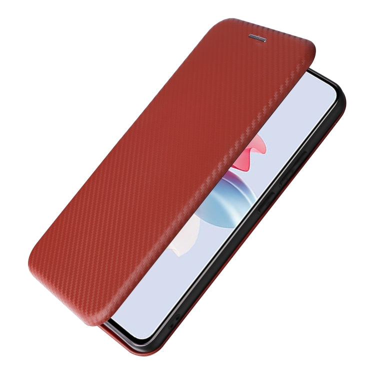 For OPPO Reno11 F 5G Carbon Fiber Texture Flip Leather Phone Case