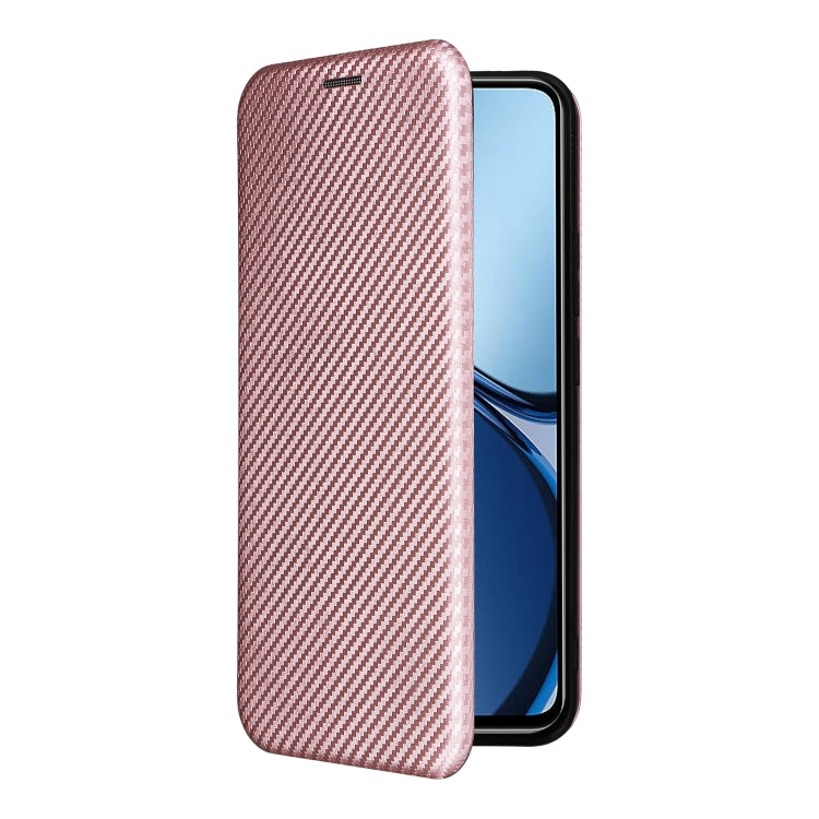 For OPPO Reno12 Pro 5G Global Carbon Fiber Texture Flip Leather Phone Case