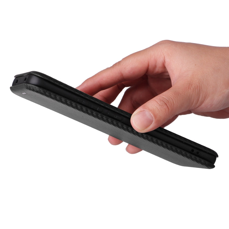 For OPPO Reno12 Pro 5G Global Carbon Fiber Texture Flip Leather Phone Case
