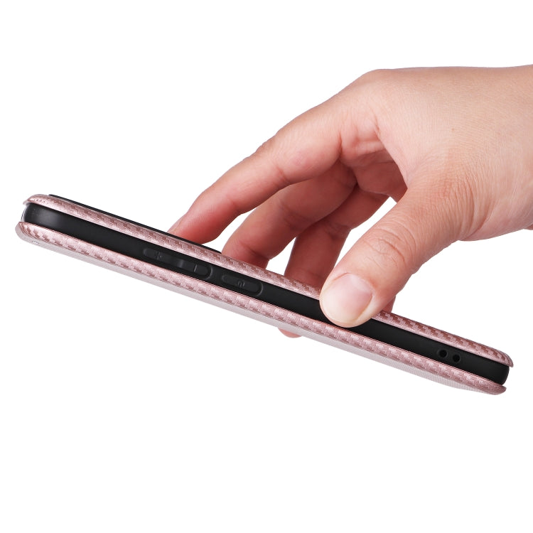 For OPPO Reno12 5G Global Carbon Fiber Texture Flip Leather Phone Case