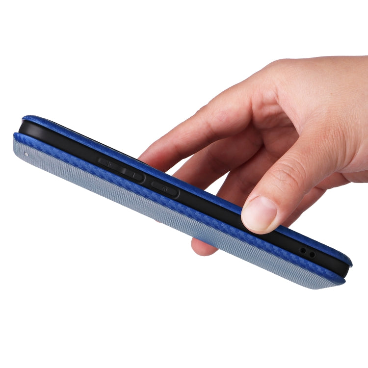 For OPPO Reno12 5G Global Carbon Fiber Texture Flip Leather Phone Case