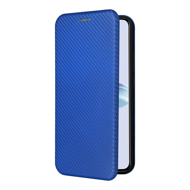 For OPPO Reno11 PJH110 Carbon Fiber Texture Flip Leather Phone Case