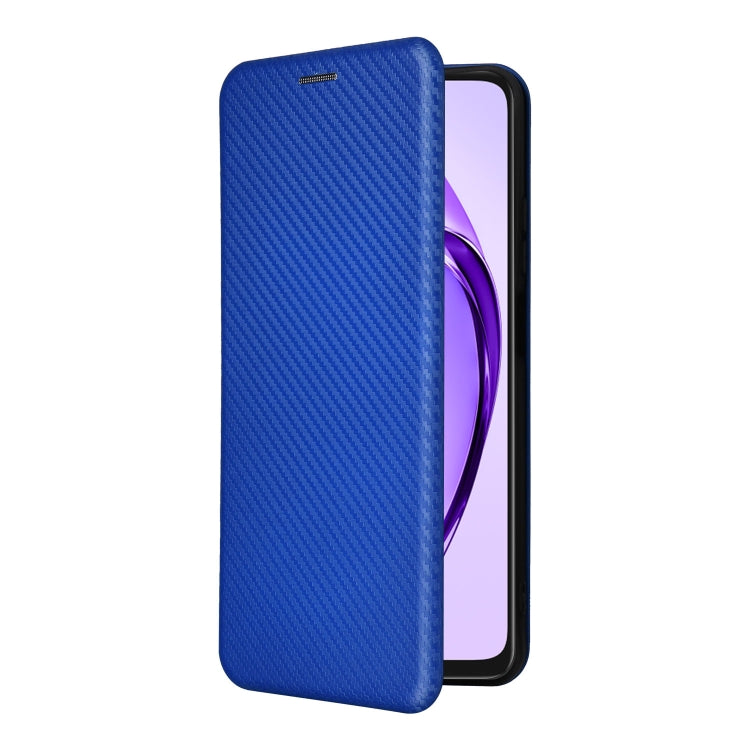 For OPPO A3x 5G India Carbon Fiber Texture Flip Leather Phone Case