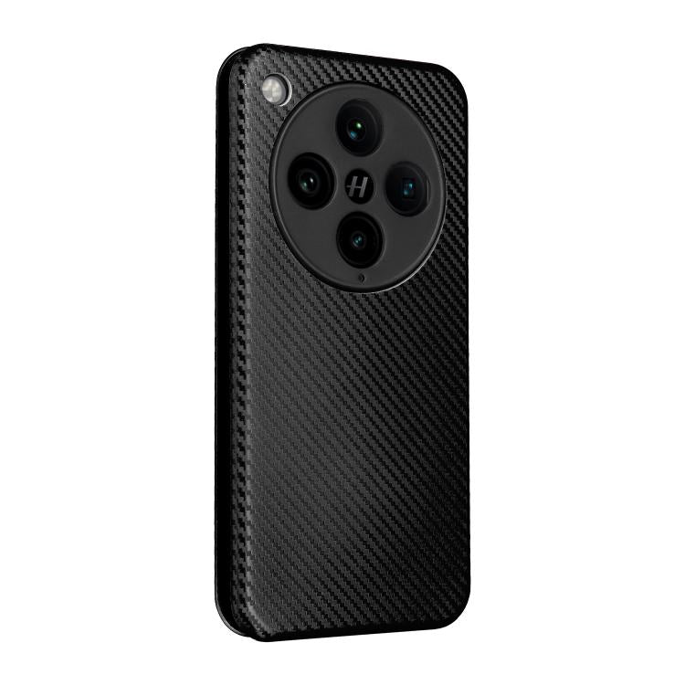 For OPPO Find X8 Pro Carbon Fiber Texture Flip Leather Phone Case