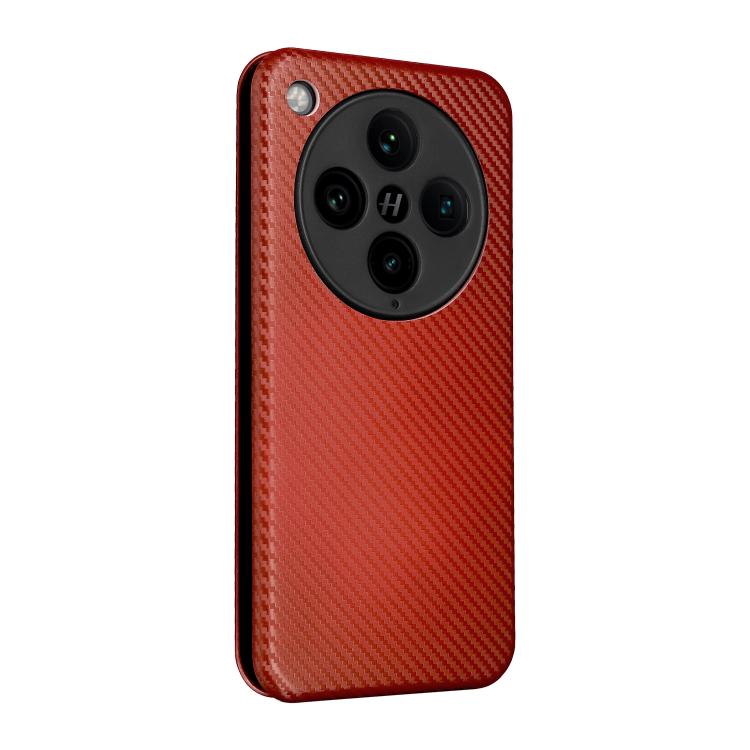 For OPPO Find X8 Pro Carbon Fiber Texture Flip Leather Phone Case