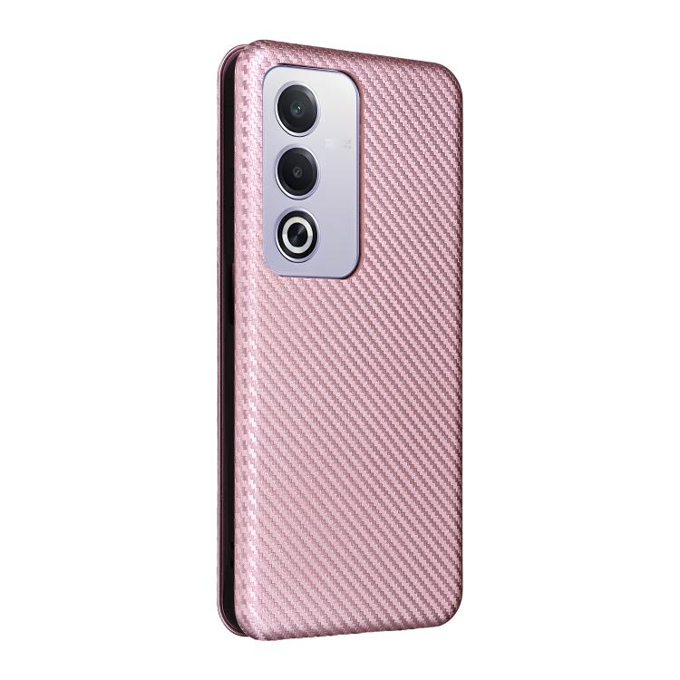 For OPPO A3 Pro Global Carbon Fiber Texture Flip Leather Phone Case