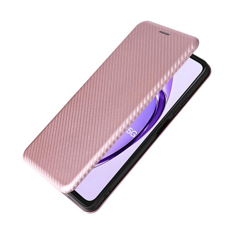 For OPPO A3 Pro Global Carbon Fiber Texture Flip Leather Phone Case
