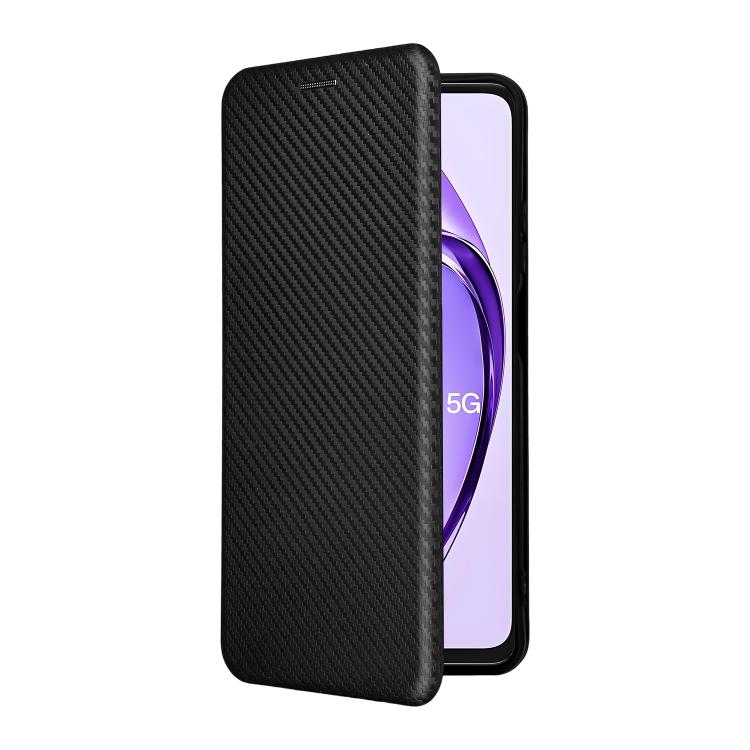 For OPPO A3 Pro Global Carbon Fiber Texture Flip Leather Phone Case