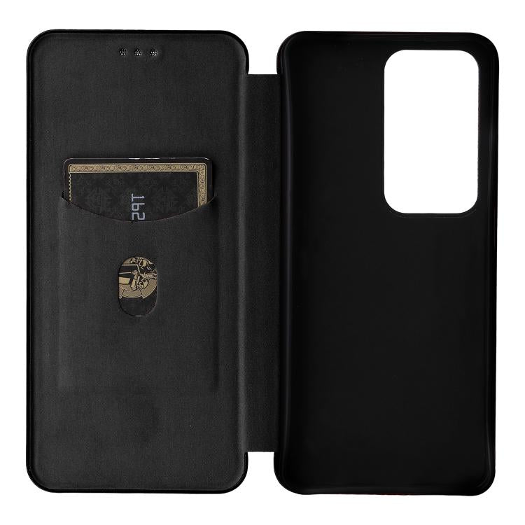 For OPPO A3 Pro Global Carbon Fiber Texture Flip Leather Phone Case
