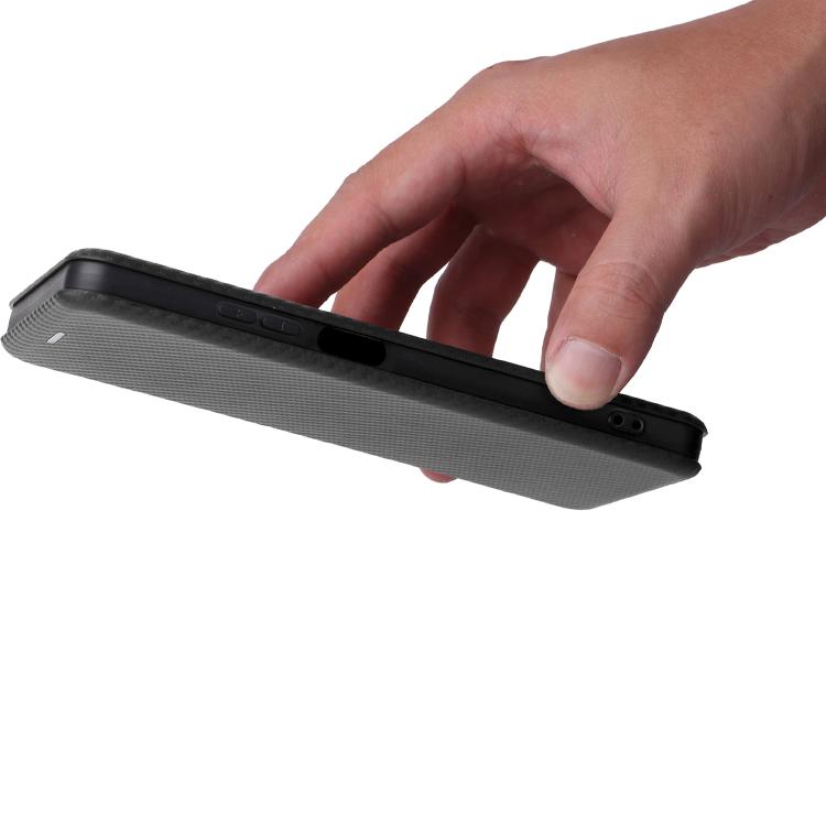 For OPPO A3 Pro Global Carbon Fiber Texture Flip Leather Phone Case