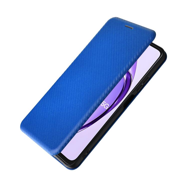 For OPPO A3 Pro Global Carbon Fiber Texture Flip Leather Phone Case