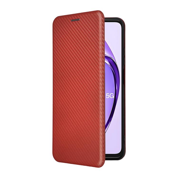 For OPPO A3 Pro Global Carbon Fiber Texture Flip Leather Phone Case