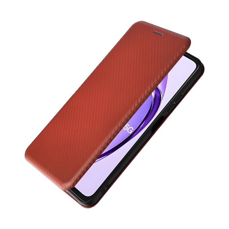 For OPPO A3 Pro Global Carbon Fiber Texture Flip Leather Phone Case