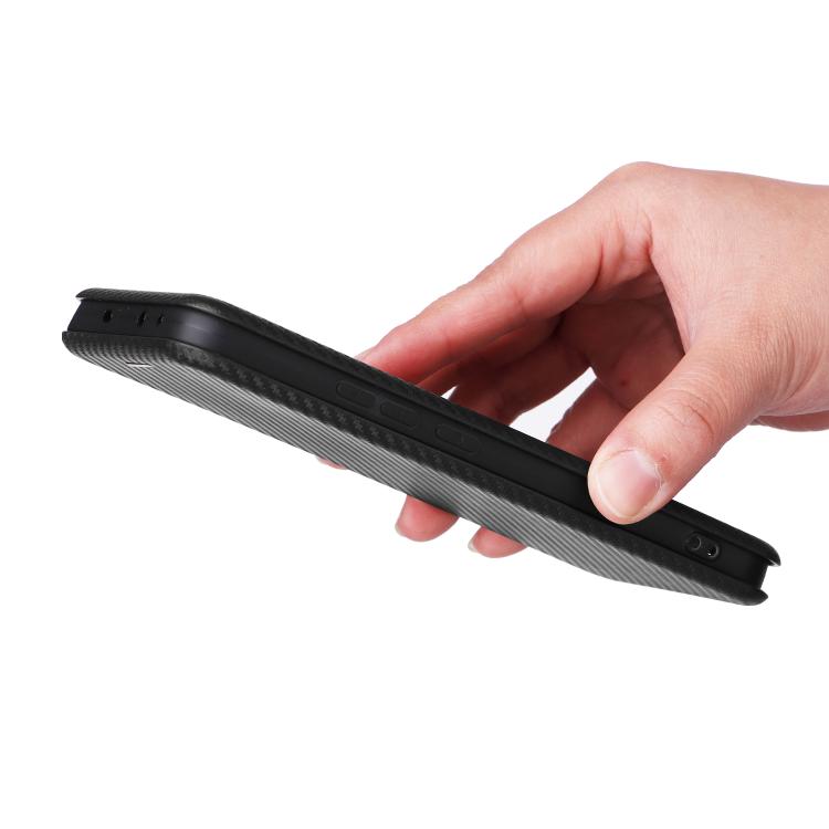 For OPPO Reno13 5G Global Carbon Fiber Texture Flip Leather Phone Case