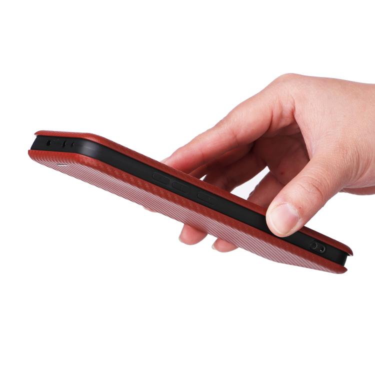 For OPPO Reno13 5G Global Carbon Fiber Texture Flip Leather Phone Case