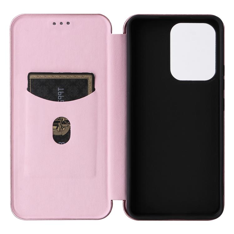 For OPPO Reno13 F 5G Carbon Fiber Texture Flip Leather Phone Case