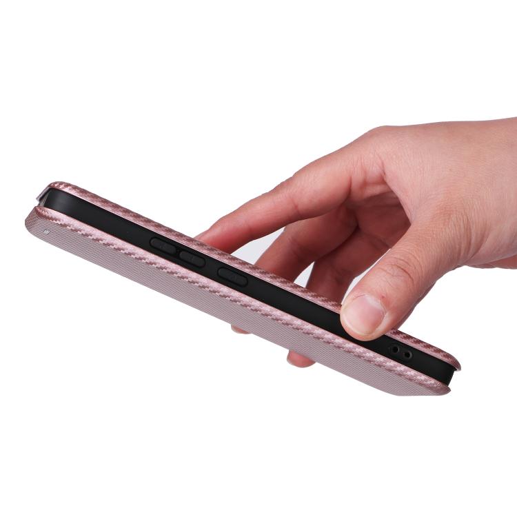 For OPPO Reno13 F 5G Carbon Fiber Texture Flip Leather Phone Case