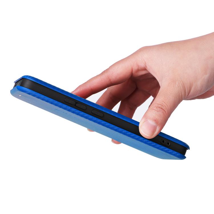 For OPPO Reno13 F 5G Carbon Fiber Texture Flip Leather Phone Case