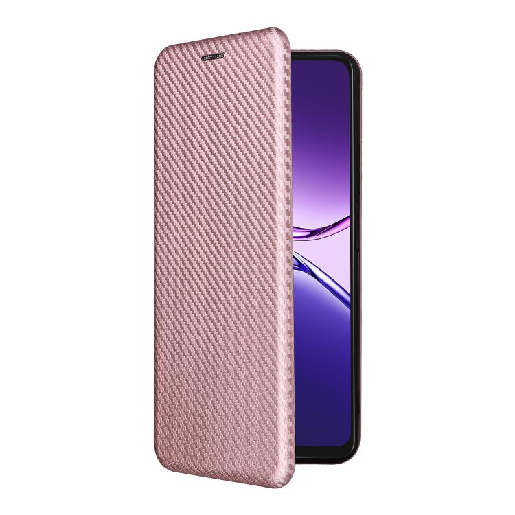 For OPPO A5 Pro 5G Global Carbon Fiber Texture Flip Leather Phone Case