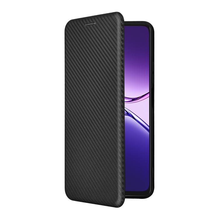 For OPPO A5 Pro 5G Global Carbon Fiber Texture Flip Leather Phone Case